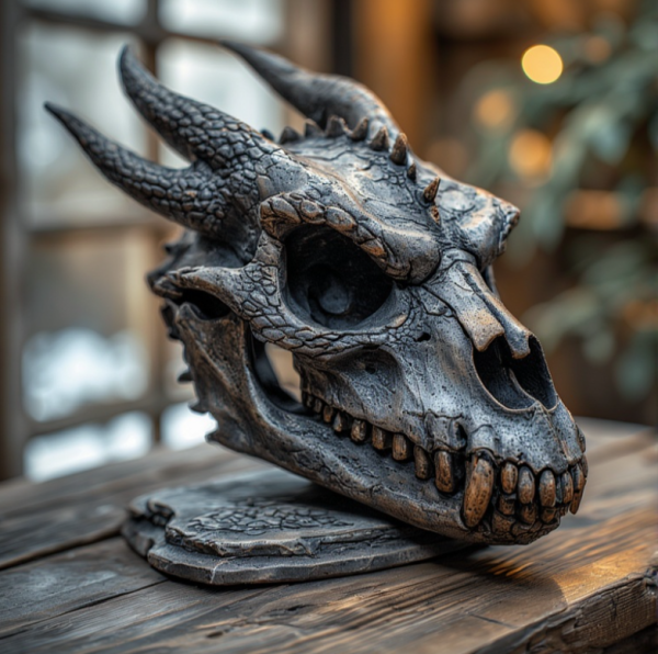 Fallen Dragon Skull