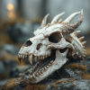 Fallen Dragon Skull