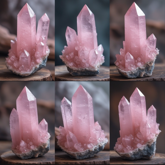 Pink sensation - Rose quartz Decor Crystal