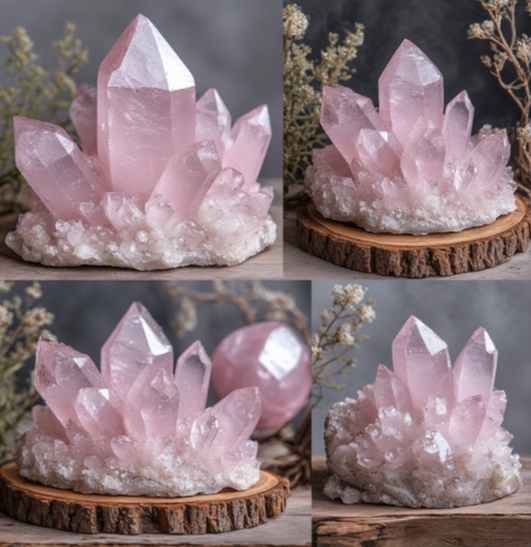 Pink sensation - Rose quartz Decor Crystal