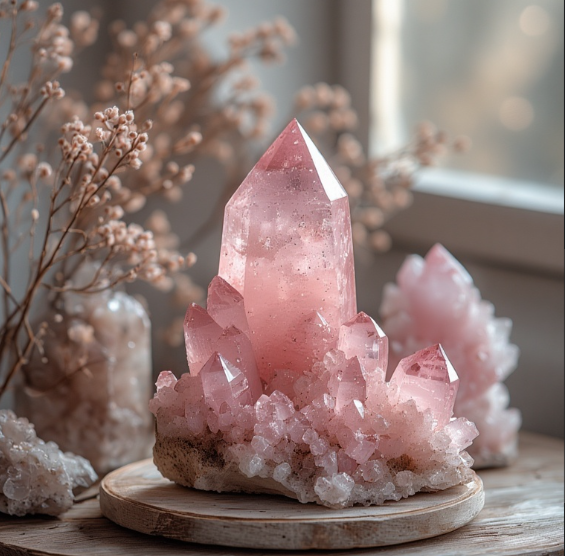Pink sensation - Rose quartz Decor Crystal