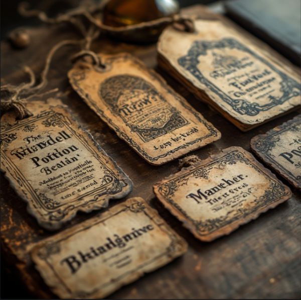 DIY Cursed Tags for Potions